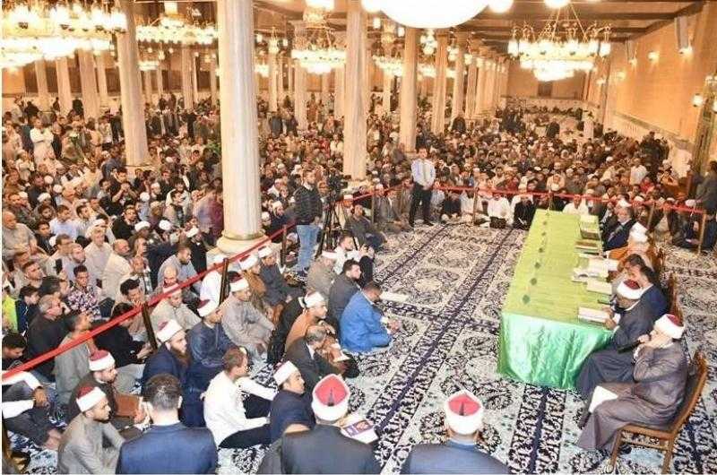 مجلس الحديث الـ25 بمسجد الإمام الحسين يستكمل قراءة وشرح كتاب «الموطأ».. اليوم