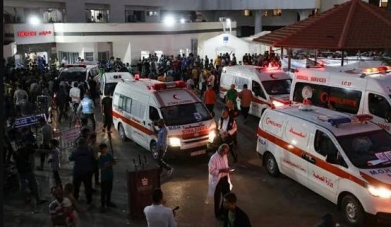 الهلال الأحمر الفلسطيني: مخزون الوقود الخاص بمولد مستشفى القدس ينفد بعد يومين
