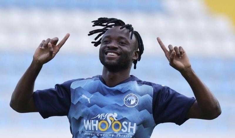 ماييلي يسجل الهدف الأول لبيراميدز في مرمى الزمالك