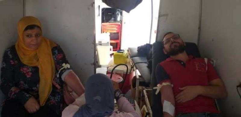 «رياضة الغربية» تشارك في حملة تبرع بالدم ضمن مبادرة «تضامن شباب مصر مع غزة»