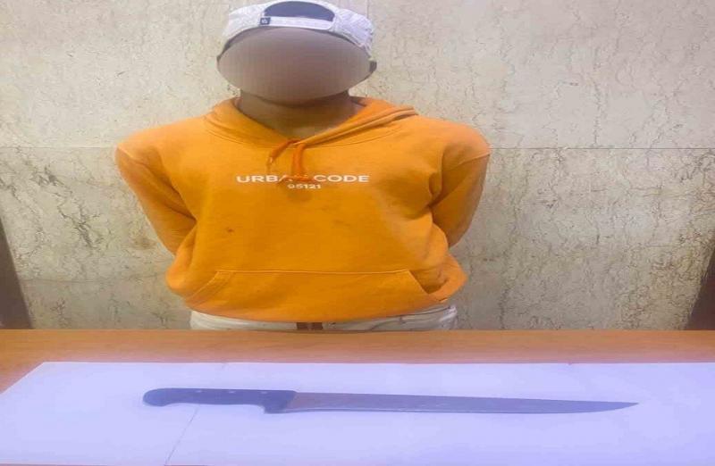 عقب تداول فيديو الواقعة.. ضبط طالب للاستعراض بسلاح أبيض أمام مدرسة بحلوان