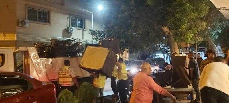 رفع 377 حالة إشغال طريق خلال حملة مكبرة بالجيزة