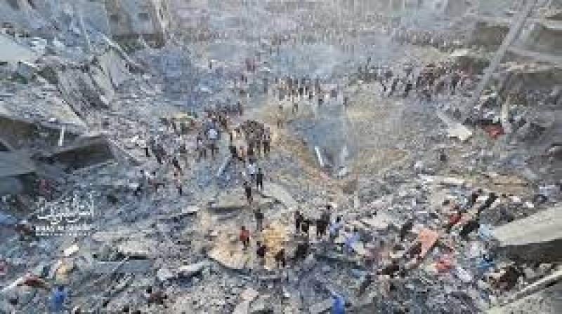 مجزرة جديدة ارتكبتها قوات الاحتلال الإسرائيلي في مخيم ”جباليا” شمال قطاع غزة