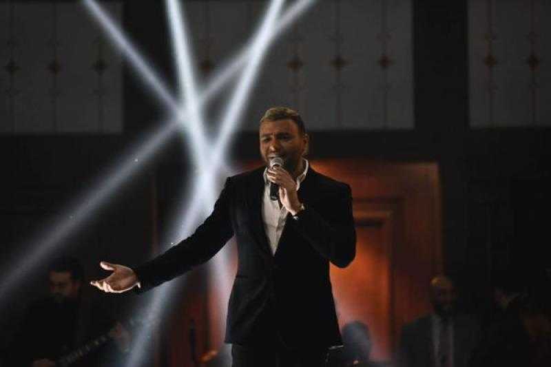 رامي صبري لجمهور حفله بالرياض: إن شاء الله نقضي ليلة نكد النهاردة