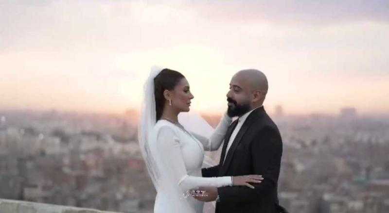بسمة داود تشارك جمهورها بعض اللقطات من حفل زفافها