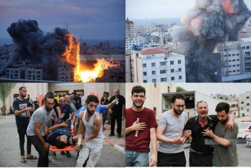15 شهيدا في قصف لطائرات الاحتلال الإسرائيلي بمخيم النصيرات وخان يونس