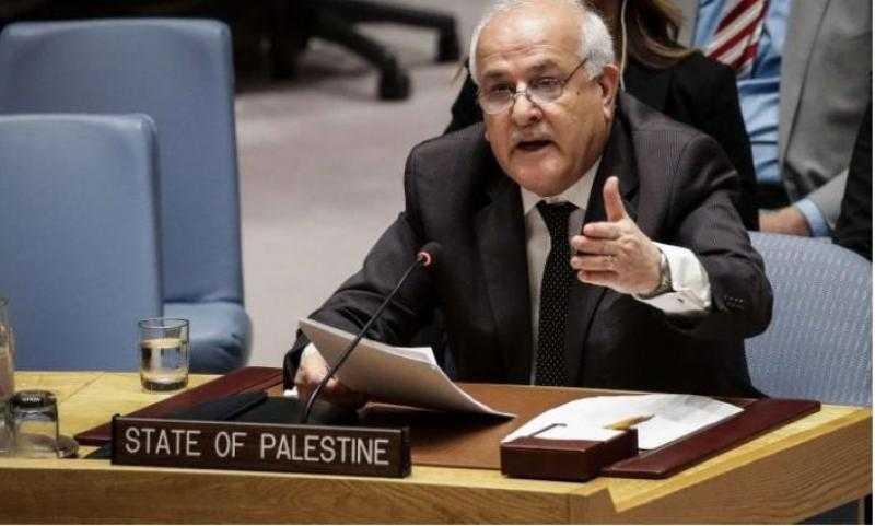 مندوب فلسطين بالأمم المتحدة: الإرهاب الذي ترتكبه إسرائيل في غزة إهانة للإنسانية ولا يمكن تبريره