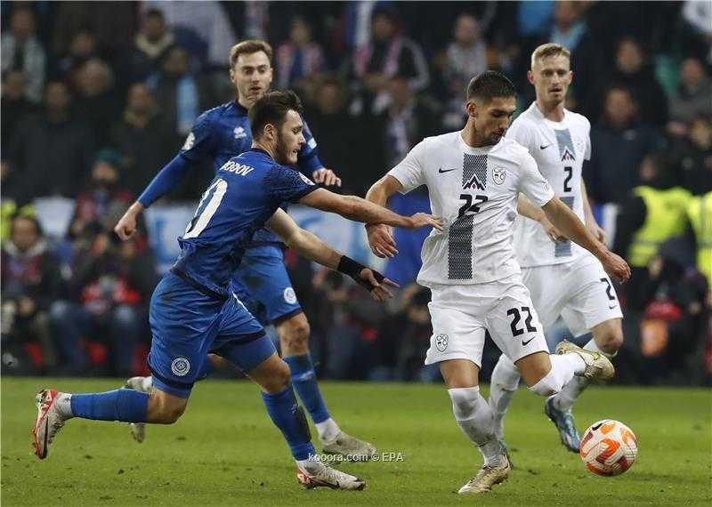 سلوفينيا تعبر كازاخستان وترافق الدنمارك إلى يورو 2024‏