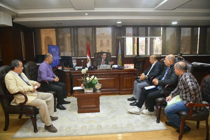 محافظ الغربية يطالب جهاز المشروعات بتسريع معدلات التنفيذ