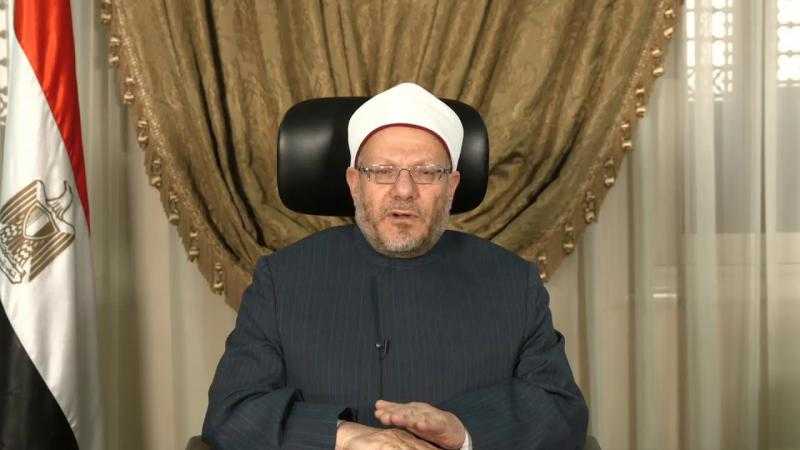 مفتي الجمهورية يثمن الدور المصري في التوصل لهدنة بقطاع غزة