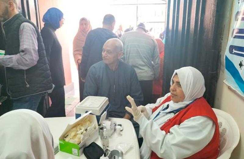 تنظيم قافلة سكانية إلى قرية الأبعادية في محافظة البحيرة | صور