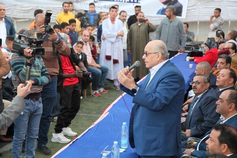 مؤتمر جماهيري حاشد لحزب الغد بالبراجيل في الجيزة لتأييد المرشح الرئاسي عبدالفتاح السيسي| صور