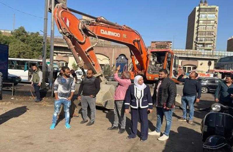 إزالة سوق الساحل بحي مصر القديمة لاستكمال مشروع محور الحضارات