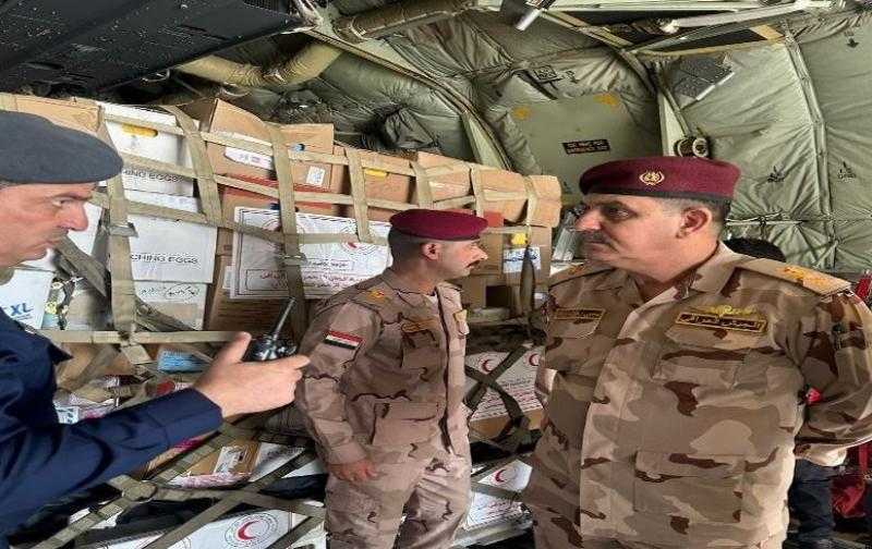 العراق يعلن إرسال 20 طنا من المساعدات الإنسانية والطبية إلى قطاع غزة