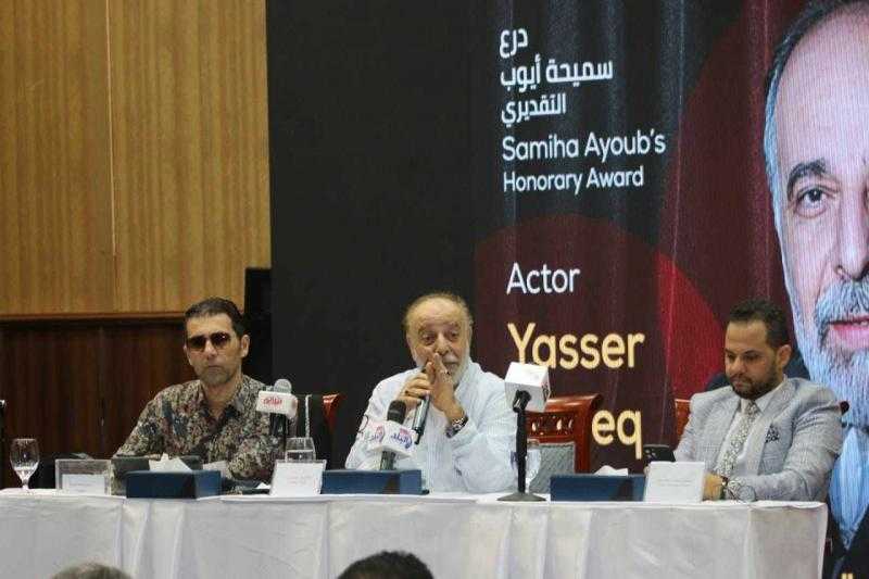 الفنان ياسر صادق: سعادتي كبيرة بتكريمي من مهرجان شبابي
