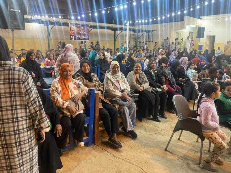 أهالي النوبة يجددون العهد لانتخاب الرئيس السيسي لفترة رئاسية جديدة.. صور