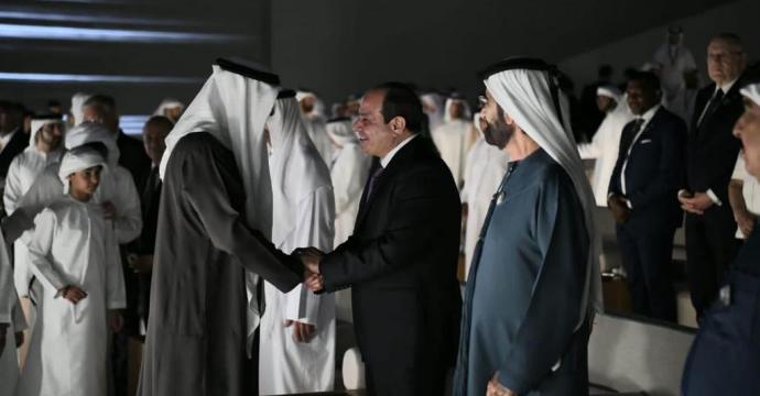 الموقع الرئاسي ينشر صور مشاركة الرئيس السيسي في الاحتفال باليوم الوطني للإمارات