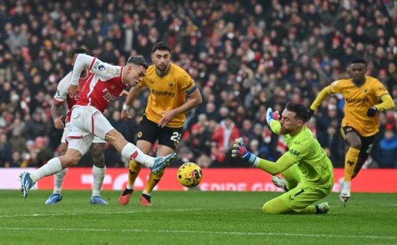 أرسنال يتخطى وولفرهامبتون ويعزز صدارته للدوري الإنجليزي