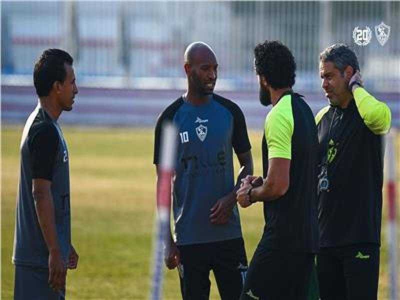 أوباما وعبد الشافي يشاركان في تدريبات الزمالك استعدادا لمباراة ساجرادا الأنجولي