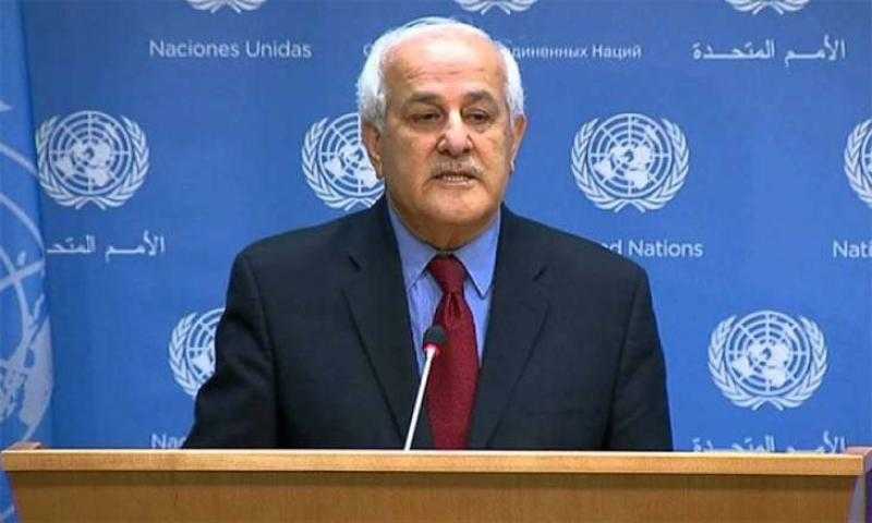 مندوب فلسطين بالأمم المتحدة: ندعم جهود مصر وقطر لإطلاق سراح الأسرى