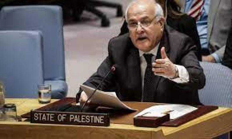 مندوب فلسطين بالأمم المتحدة: على مجلس الأمن أن يقر وقف إطلاق النار في غزة فوراً