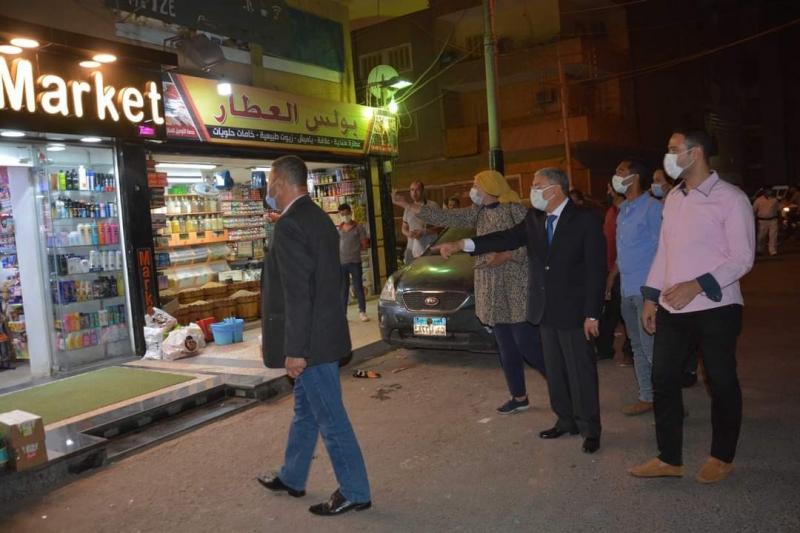 غلق ورش ومحلات خالفت قرار الغلق الشتوي في المحلة الكبرى
