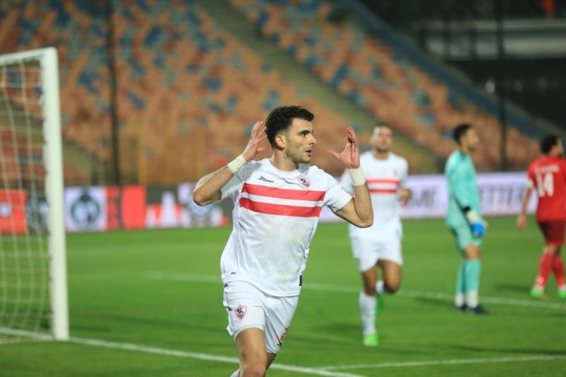 زيزو يفتتح التسجيل للزمالك في مرمى ساجرادا الأنجولي