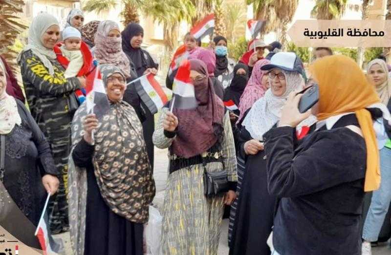 إقبال كبير من الناخبين بقرى طوخ في القليوبية