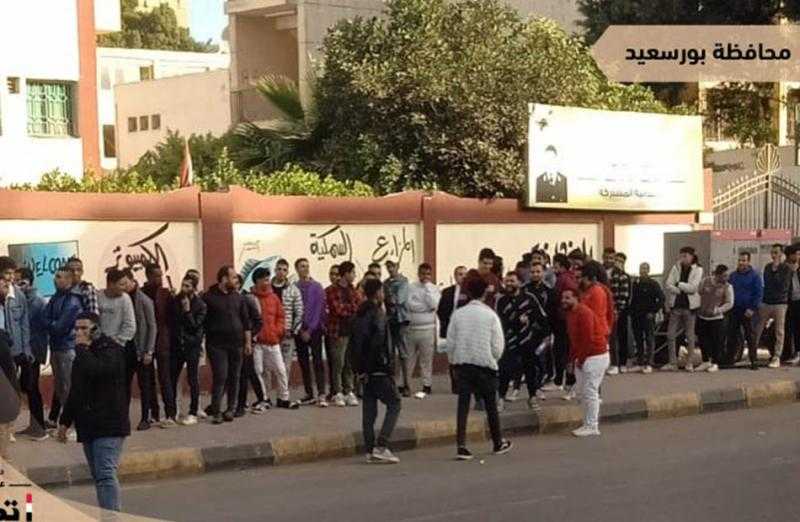 إقبال كبير من الناخبين على اللجان الانتخابية في بورسعيد