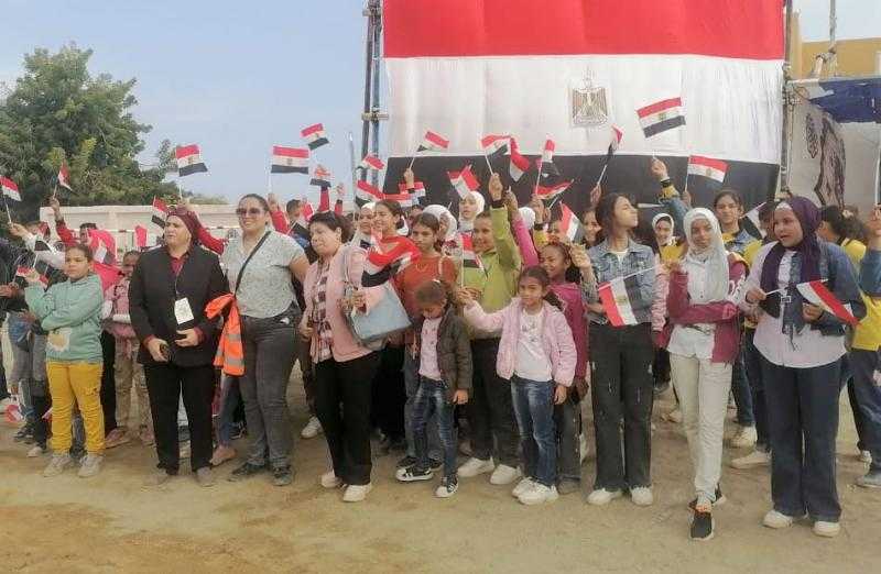 تجمع نسائي في مدينة زفتى بالغربية للمشاركة بالانتخابات الرئاسية