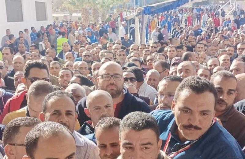 حشود كبيرة من الناخبين في لجان الانتخابات برأس شقير بالبحر الأحمر