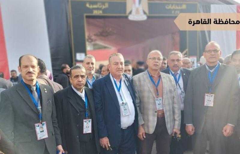 قيادات هيئة الاعتماد والرقابة الصحية والعاملون يدلون بأصواتهم بالمقر الانتخابي بالعاصمة الإدارية الجديدة
