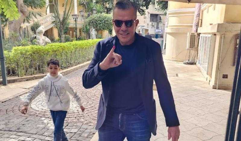 خالد مرتجي يدلي بصوته في الانتخابات الرئاسية