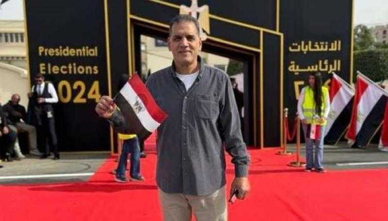 جمال الغندور يدلي بصوته فى الانتخابات الرئاسية