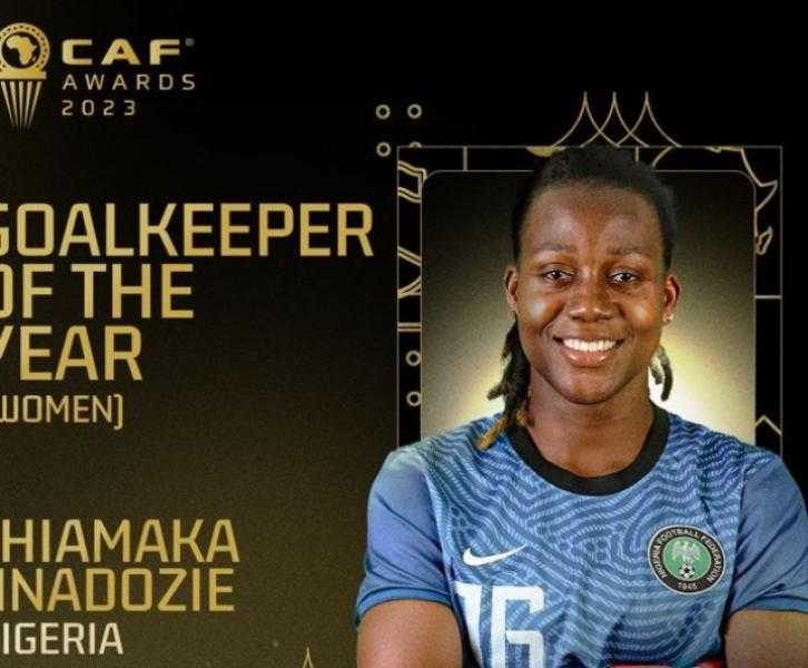 النيجيرية ننادوزي تفوز بجائزة أفضل حارسة مرمى في أفريقيا لعام 2023