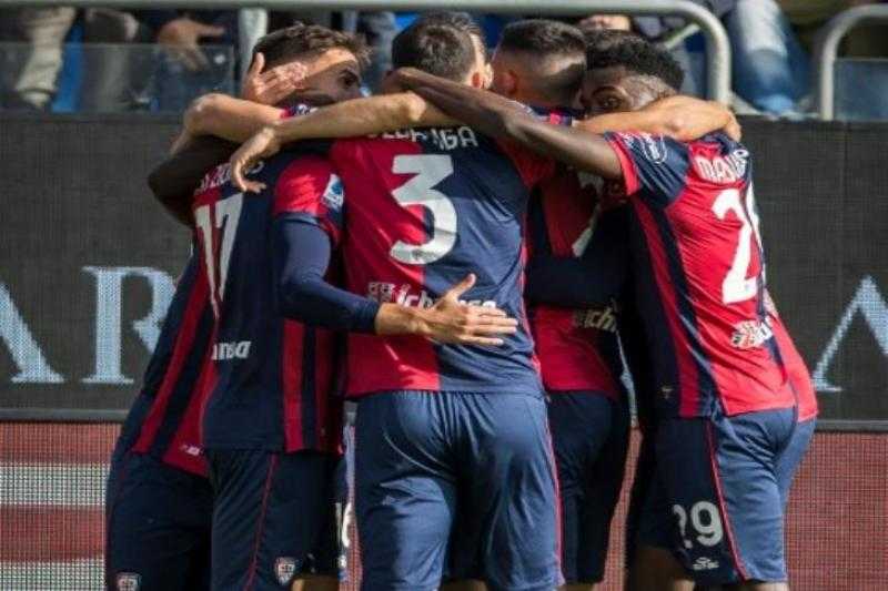 كالياري يفوز على ساسولو في الدقائق الأخيرة بالدوري الإيطالي