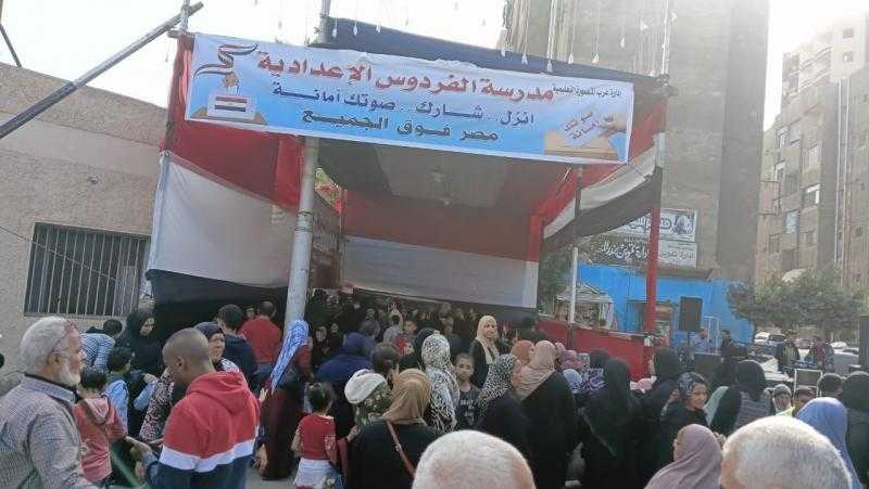 خلال اليوم الثالث.. حضور كثيف للتصويت بالانتخابات الرئاسية بالدقهلية وإقبال نسائي كبير بمدرسة الفردوس| صور