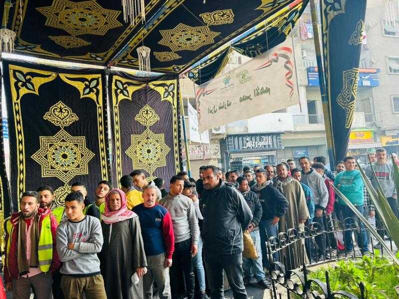 إقبال كبير من جميع فئات المواطنين على لجان التصويت بالغربية