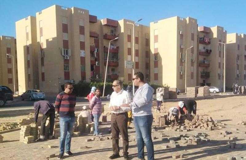 رئيس مدينة الغردقة يتفقد مشروع الحديقة المتكاملة بشمال الأحياء