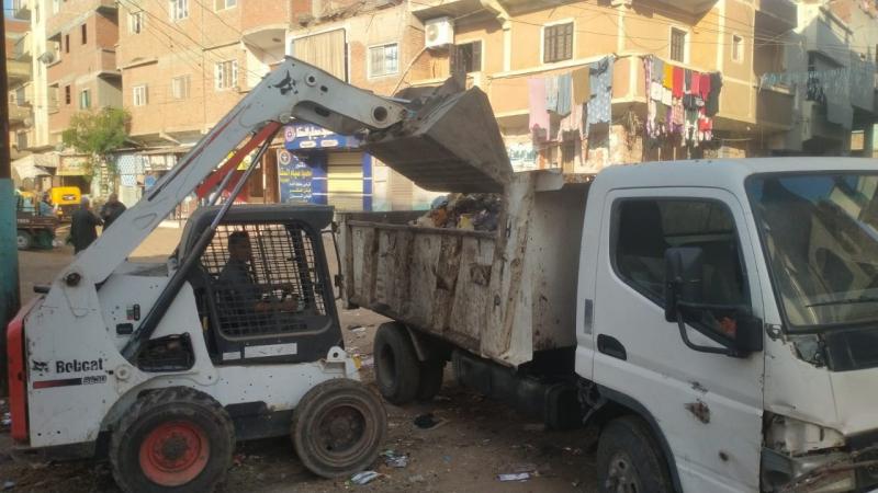 رفع 2505 أطنان قمامة في محافظة الغربية