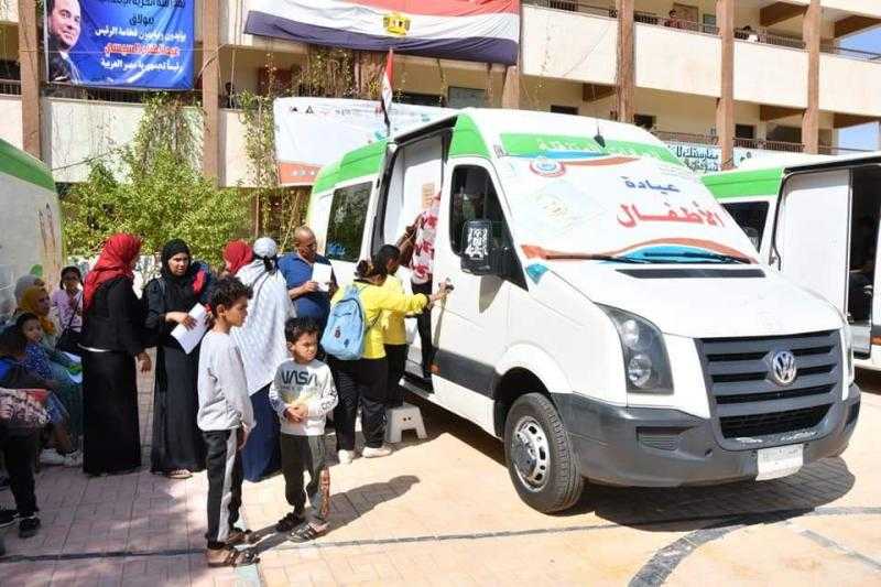 تقديم خدمات طبية بقافلة سكانية في كفر الدوار بالبحيرة