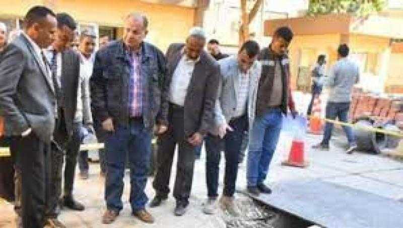 محافظ أسيوط يتفقد أعمال تطوير صرف صحي البداري بتكلفة 15 مليون جنيه
