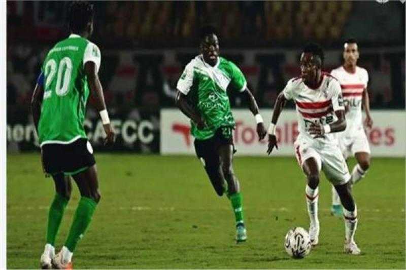 انتهاء الشوط الأول بين الزمالك وساجرادا الأنجولي بالتعادل السلبي