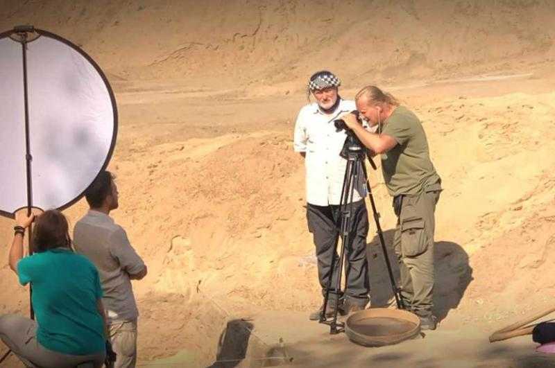 انتهاء تصوير فيلم وثائقي سلوفاكي عن آثار تل الرطابي