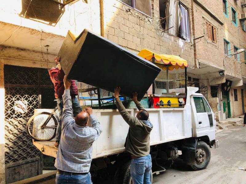 إزالة 520 إشغال طريق في مركز دمنهور بمحافظة البحيرة