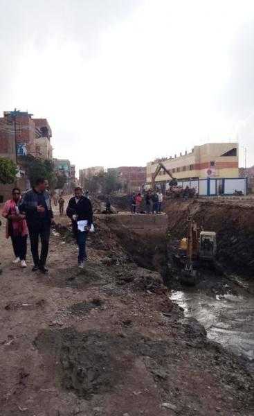 تغطية ترعة أم الريش بالإبراهيمية في الشرقية بتكلفة 5.5 مليون جنيه.. صور