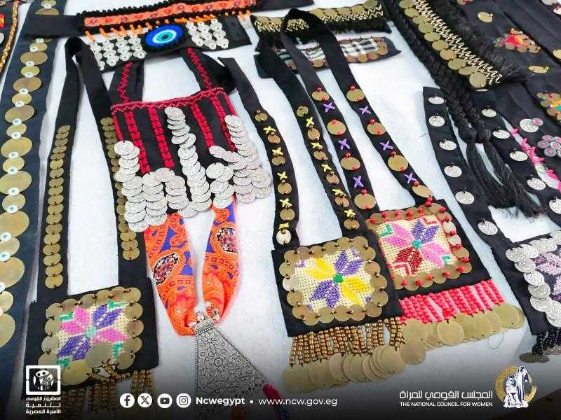 لسيدات سيناء.. القومي للمرأة يختتم 3 ورش تدريبية على حرفة صناعة الإكسسوارات التراثية