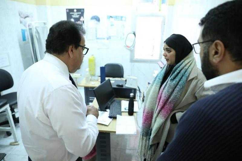 زيارة مفاجئة لوزير الصحة لمركز صحة الأسرة بالحي الثالث التابع لمنطقة بدر الطبية بمدينة بدر