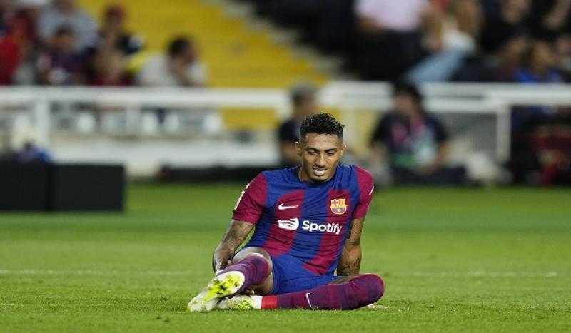 الإصابة تحرم برشلونة من خدمات رافينيا