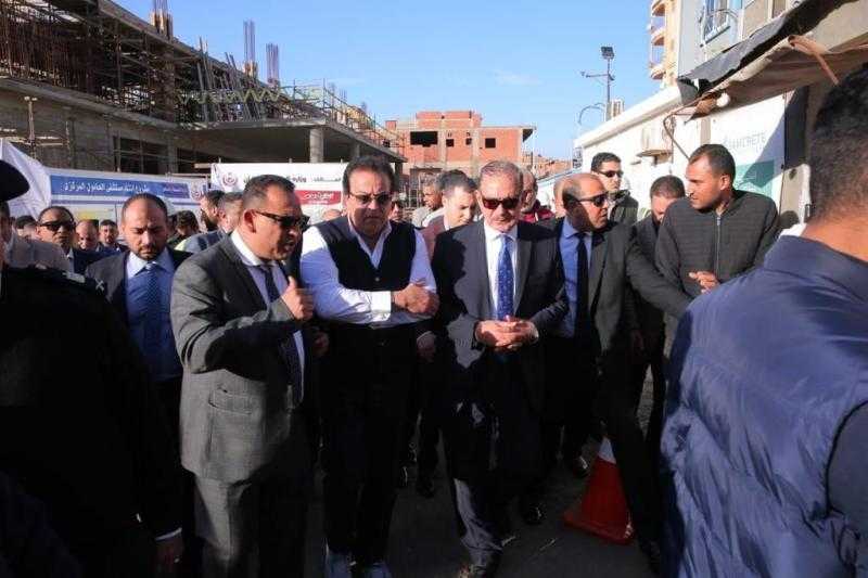 وزير الصحة يتفقد الأرض المخصصة لإنشاء مركز الكلى بكفر الشيخ